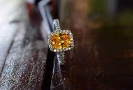 صور خواتم خطوبة من الالماس الاصفر الساحر والملوكي 2020 druzy ring rings jewelry