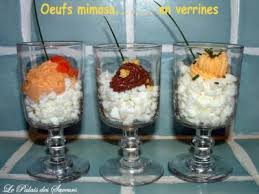 Oeufs Mimosa En Verrines Oeuf Mimosa Oeufs Mimosa Recette Verrine