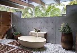 Today let me show to you these handful of 10 beautiful photos related to the main topic of bathroom remodeling design. 50 Tropical Bathroom Ideas In 2021 Outdoor Bathrooms Tropical Bathroom House Design