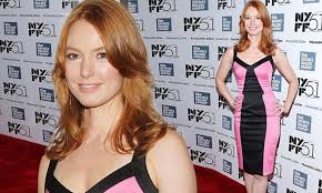 Actress Alicia Witt captivates musician beau Ben Folds in clinging satin  dress at premiere of Brit flick About Time premiere | Daily Mail Online