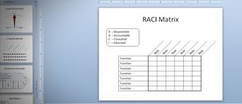 Raci Matrix In Powerpoint 2010 Using Tables Shapes
