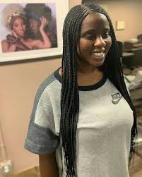 Feed in braids are protective braided hairstyles that make use of hair extensions that are fed into the roots of your natural hair, strand by strand, for more length and density. Natural Sister Salon Pa Twitter Two Layer Small Feed In Braids By Christelle Naturalhair Braids Boxbraids Boxbraidstyle Braidstyles Protectivestyle Naturalhairdaily Https T Co Gffsxlr8gh