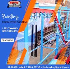 Painting Conveyor System Sohal Welding Works In 2021 Welding Works Conveyor System Welding