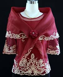 Black And Gold Barong Burgundy Kimona With Alampay 5468 Barongs R Us Filipiniana Dress Modern Filipiniana Gown Modern Filipiniana Dress