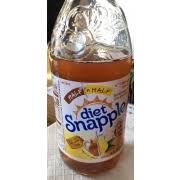 Caffeinated brew over ice tea is made fresh from each pack one pack makes . Snapple Diet Snapple Half N Half Calories Nutrition Analysis More Fooducate