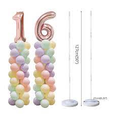 Maybe you would like to learn more about one of these? 2sets Adult Kids Birthday Party Balloon Column Stand Wedding Arch Decoration Baby Shower 100pcs Latex Globos For Number Ballons Ballons Accessories Aliexpress
