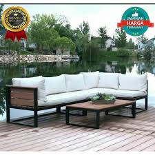 Sofa memiliki peran penting pada ruang tamu anda. Kursi Tamu Sudut Kursi Tamu L Sofa Besi Kombinasi Kayu Jati Indoor Outdoor Luar Ruangan Jepara Shopee Indonesia