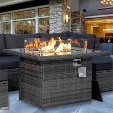 This would ordinary cost hundreds of dollars, but i put one together for almost nothing. Buy Propane Fire Pit 43 Fire Table 55 000 Btu Auto Ignition With 8mm Tempered Glass Table Top Gas Firepits For Patio Outdoor Glass Stone Included Csa Certification With Cover Online In Indonesia B08s6rjwt4