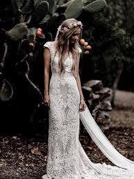 Vintage Lace Rustic Wedding Dresses Cap Sleeve Sheath Boho Wedding Dress Awd1347 Wedding Dress Cap Sleeves Lace Rustic Wedding Sheath Wedding Dress Lace