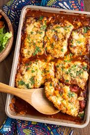I've tried several pork chop recipes in the instant pot but honestly, have only had mediocre results. Cheesy Topped Mediterranean Pork Loin Chops Slimming Eats