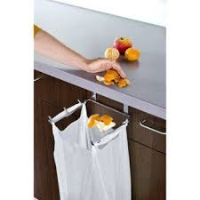 support sacs poubelle repositionnable metal chrome sac poubelle poubelle rangement cuisine