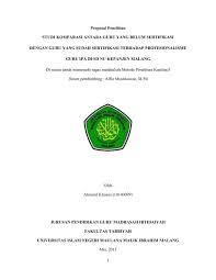 Contoh skripsi, tesis, penelitian tindakan kelas (ptk sd, ptk. Contoh Skripsi Pendidikan Pdf