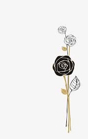 Rose Noire Dessin Fleur Rose Noire Fichier Png Et Psd Pour Le Telechargement Libre Flower Background Wallpaper Black Rose Flower Backgrounds