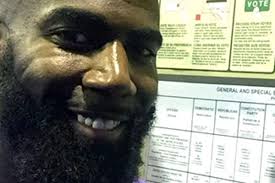 An Eagle Casts His Vote