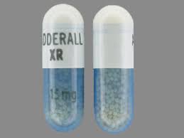 It is used to treat attention deficit hyperactivity disorder (adhd) in generic drugs explained. Adderall Xr 15 Mg Pill Blue White Capsule Shape 18 00mm Drugs Com Pill Identifier