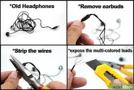 You'll also find a plastic cord that's used to strengthen the headphone cable: How To Make Your Own Aux Cable 7 Steps With Pictures Wikihow