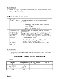 Formula empirik magnesium oksida tujuan : Empirical Formula Nota Pdf
