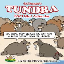 Tundra 2021 Mini Wall Calendar Carpenter Chad 9781549215377 Amazon Com Books