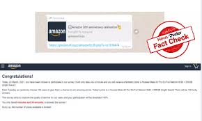 More importantly (at least for this post), it. Fact Check Amazon Not Offering Free Phone On Its 30th Anniversary Viral Link Is Fake