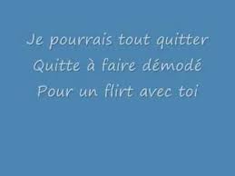 Pour Un Flirt Avec Toi Wmv Chansons Francaises Chanson Francophone Karaoke