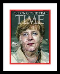Angela Merkel Framed Art Prints for Sale