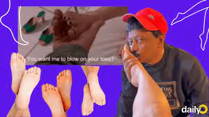 Lesbian feet smother