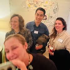 First annual Artist Mingle was a success ! Artists, curators, and  enthusiasts were invited to our home to check out our art