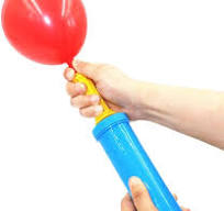 Portable Hand Held Round Nozzle Pump for Quickly Filling Inflatables,  Balloons, Toys, Hand Pump - Double Action Air Pumps Balloons, Exercise  Balls, ...