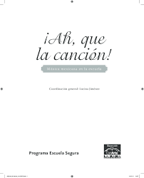 Y también este libro fue escrito por un escritor de libros. Pdf Ah Que La Cancion Leopoldo Sanchez Academia Edu