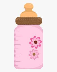 Baby Bottle Clip Art Clipart Pinterest Bottles Mamadera Para Baby Shower Full Size Png Download Seekpng