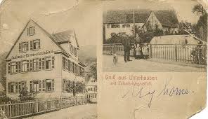 GV-Lichtenstein: Postkarte Gasthaus "Zur Krone" UNTERhausen