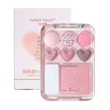Bảng Phấn Mắt Má 8 Ô Gogo Tales Stick Sweet Heart Powder Blusher Eyeshadow  Palette