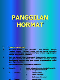 Lagipun bahasa inggeris antara bahasa yang penting dan juga digunakan di ipt atau ketika kita memohon kerja. Panggilan Hormat