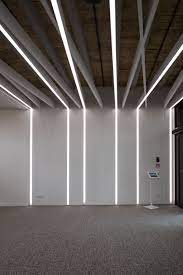 Modern led ceiling lights for big lobbying groups healthcare. Baffle Beams With Led Lighting Baffle Beams With Led Lighting Baffle Beams Led Lighting Interior Ceiling Design Baffle Ceiling Gym Lighting