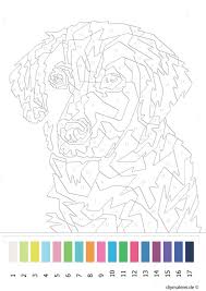 Malen nach zahlen für erwachsene zum ausdrucken schön ausmalbilder. Malen Nach Zahlen Hund Zum Ausdrucken