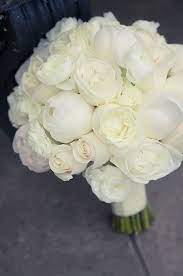 White Ranunculus In A Bouquet Wedding Flowers Bridal Bouquet White Bouquet