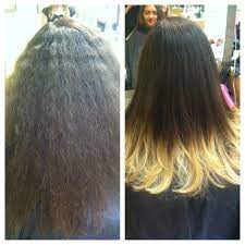 Give your heat tools a break and air dry your hair instead. Blonde Tips Ombre Hair Before And After By Hiimgaymolly On Deviantart