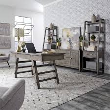 Neutral colors, vintage wood, and imperfect finishes help make stikwood shiplap the perfect addition. Liberty Modern Farmhouse 4 Piece Office Furniture Set In Dusty Charcoal Est Ship Time Is 8 10 Weeks