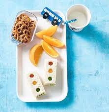 Traffic Light Finger Sandwiches Savory Recipe Healthy Filling Snacks Creative Sandwich Recipes Easy Snacks