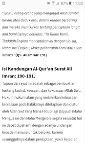 Check spelling or type a new query. Surah Ali Imran 190 191 Agama Tapeukhong Facebook