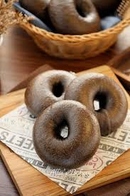 allie s private paradise 黑可可朱古力貝果 doughnut muffins food bread