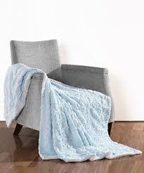 Buy Boon Pamila Faux Fur Sherpa Throw Blanket 50 X 60 Light Blue In Cheap Price On Alibaba Com