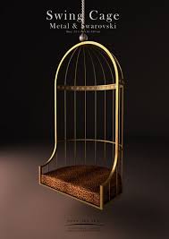 Bird Cage Swing Chair Pont Des Arts Swinging Chair Unique Furniture Art Chair