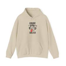 Gimme Shelter Hooded Sweatshirt - S / Sport Grey