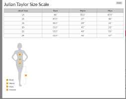 julian taylor plus size chart in 2019 size chart chart