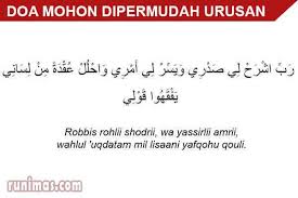 Baik itu masalah rumah tangga, masalah rezeki, masalah hutang piutang dan masalah hidup lainnya. Doa Mohon Dipermudahkan Urusan Dunia Akhirat Hajat Runimas