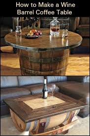 Use An Old Wine Barrel To Build A Coffee Table That Meets Style And Function Barrel Coffee Table Wine Barrel Coffee Table Coffee Table