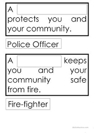 I also wrote a simple definition for each job. English Esl Community Helpers Worksheets Most Downloaded 14 Results