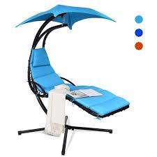 Popular hammock with stand and canopy. Costway Hanging Swing Chair Hammock Chair W Pillow Canopy Stand Blue Navy Orange Target