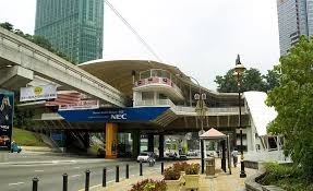 It is located beside the klang river , across jalan ampang from bukit nanas. Dang Wangi Lrt Station Klia2 Info